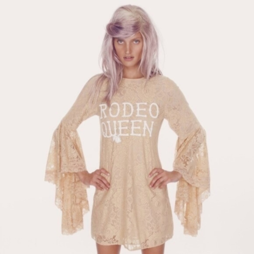 Wildfox White Label Rodeo Queen Lace Dress D23